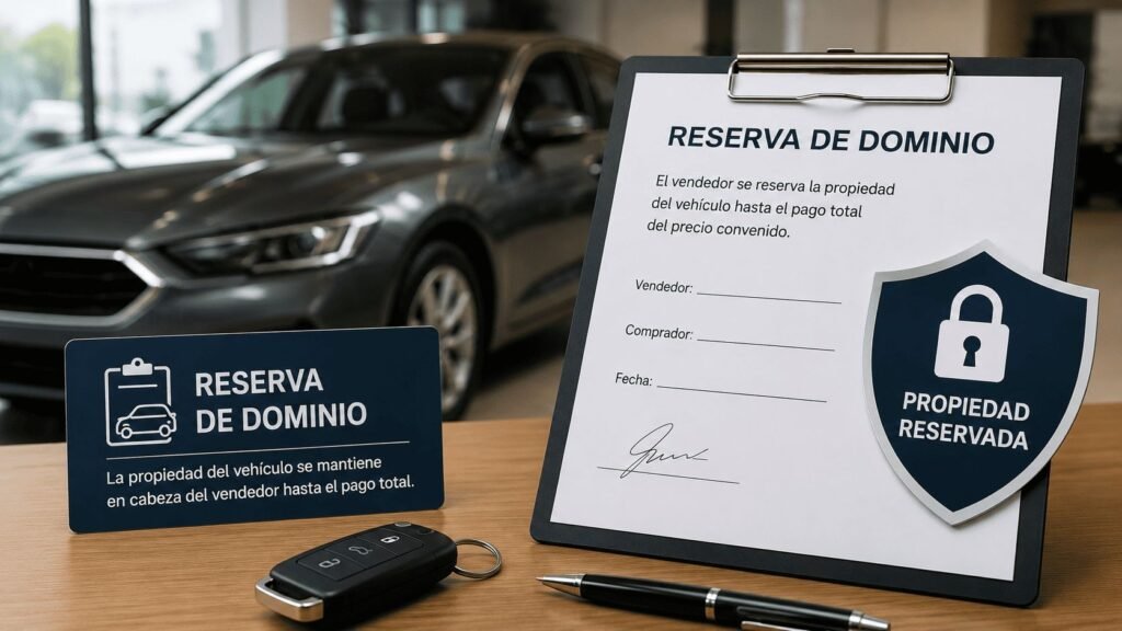 reserva de dominio de coches